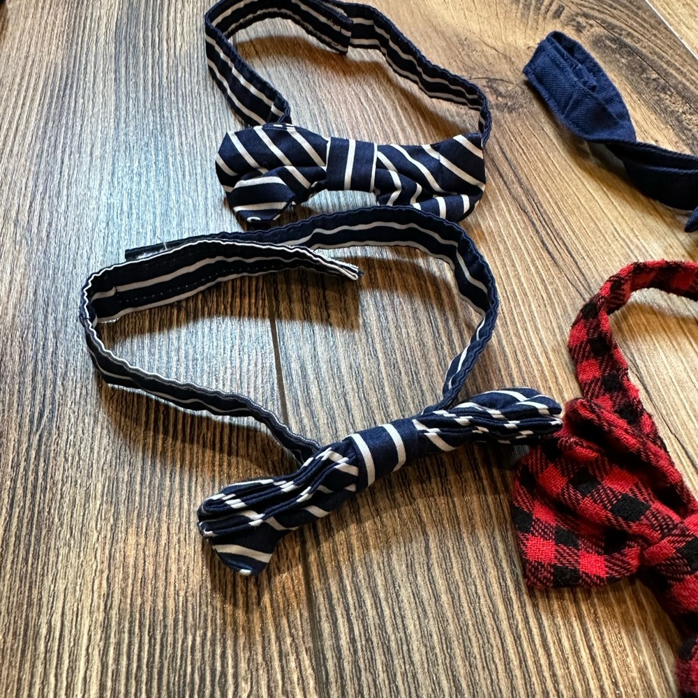 Baby Boy Accessory Lot Bow ties Suspenders Belt - Picture 2 of 5